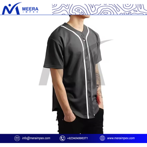 Camiseta de béisbol americana de equipo personalizada para hombre, camiseta transpirable de secado rápido, ropa deportiva, impresión por sublimación, kit completo OEM, proveedor mayorista - Product Image 3