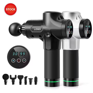 LJ Factory Ajustable Potente Vibración Percusión de tejido profundo Relax Muscle Booster Pistola de masaje Logotipo personalizado y etiqueta privada - Product Image 1