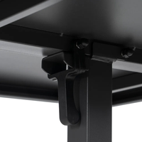Table de repas d'extérieur pliable et durable en aluminium HPL |   Design moderne léger et imperméable pour patio/cour avec garantie de 6 mois