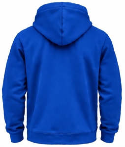 Sudadera con Capucha Azul Rey para Hombre, Corte Regular, Algodón French Terry, Estilo Casual, con Bolsillo Frontal con Logotipo - Product Image 2