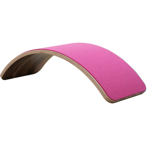 Tabla de equilibrio para niños de alta calidad para Pilates Yoga ejercicio corporal Durable nogal fieltro Rosa tablero de madera contrachapada reformador de grado superior - Product Image 1