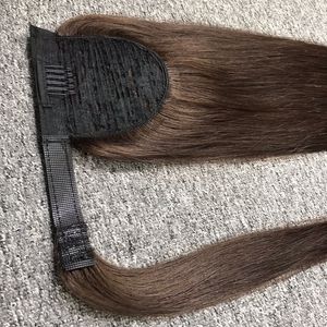 Vente en gros d'extensions de cheveux vierges 100% de haute qualité queue de cheval droite naturelle couleur claire cheveux bruts vietnamiens - Product Image 2