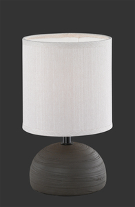 Lampada da tavolo in ceramica marrone, modello Luci E14 (Trio Lighting 50351026) - Product Image 2