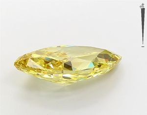 Certificat IGI CVD/HPHT 4.59CT couleur fantaisie jaune VVS/VS clarifier le diamant de laboratoire coupe marquise diamants en vrac diamants de laboratoire - Product Image 3