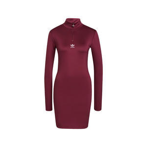 Robes de sport pour femmes à col montant et manches longues Adidas Couleur : Crimson Victory 100% authentique - Product Image 1