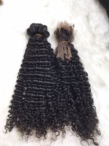 Meilleure Qualité 100% Naturel Vietnamien Extensions de Cheveux Humains Profond Bouclés Remy Cheveux Machine Double Trame Cheveux Tissage Bundle Tout - Product Image 3