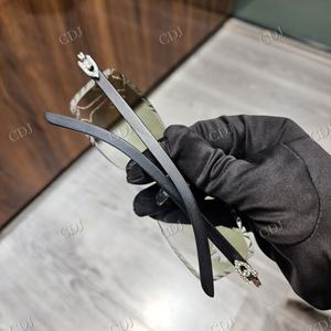 Classic Green <b>Shades</b> Moissanite Diamond LensesStudded Bling Iced Out Hip Hop Fancy <b>Sunglasses</b> Perfect for Any Occasion For Mens - Product Image 6