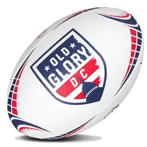 Custom logo rugby training ball