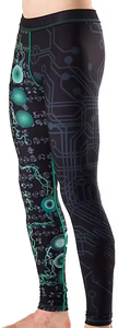 Mallas de entrenamiento sin costuras de compresión MMA BJJ para hombre personalizadas de alta calidad, precio barato con logotipo en la cintura para artes marciales - Product Image 3