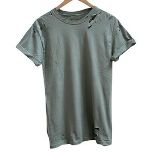 T-shirts pour hommes, nouveau style, design Ringer, tissu tricoté léger et durable, motif vieilli, couleur unie, polyester et coton, séchage rapide - Product Image 1