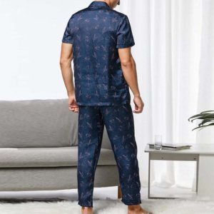 Nouveau style personnalisé de pyjamas pour hommes en coton teint en fil Pyjamas de haute qualité pour hommes en tissu tricoté en bambou 100% toutes saisons personnalisés - Product Image 6