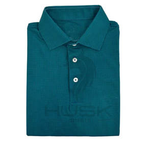 Chemises de golf bleues de haute qualité pour hommes avec logo personnalisé Chemises de golf avec logo personnalisé vente en gros - Product Image 1