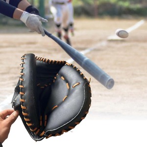 Guante de Béisbol de Cuero Vacuno a Precio de Fábrica, Guante de Receptor Cómodo, Guante de Softbol para Jóvenes y Adultos, Dedos Completos - Product Image 4