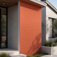 Panneau en fibrociment à motif brique 9/12 mm pour revêtement mural extérieur, projets résidentiels au Canada, sans amiante, résistant aux intempéries, testé CE