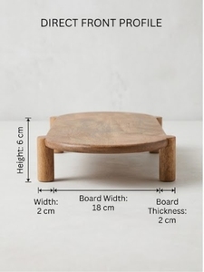 Handcrafted Wooden <b>Cake</b> <b>Stand</b> Holder-Premium Serving Accessory for Beautifully Displaying <b>Cakes</b> Pastries & Cupcakes - Product Image 6