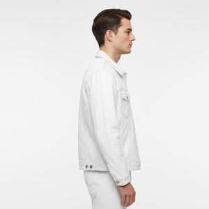 Chaqueta vaquera informal para hombre OEM, proveedor de fábrica, venta al por mayor, prendas de vestir exteriores de moda por encargo, ropa de calle de invierno elegante, uso diario - Product Image 5