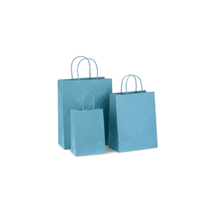Bolsa de papel Kraft más vendida con asa Bolsas de papel para compras Bolsas de centro comercial coloridas para zapatos - Product Image 4
