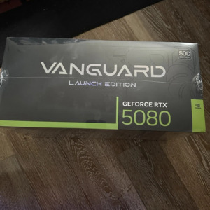 สำหรับ GeForce RTX 5080 16GB Vanguard SOC Launch Edition ใหม่ พร้อมอินเทอร์เฟซ PCI Express สำหรับเวิร์กสเตชัน หน่วยความจำ 16GB GDDR7 ชิปเซ็ต AMD ระบบระบายความร้อนด้วยพัดลม - Product Image 1