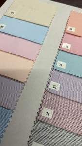 Tissu de chemise en poly coton Orchit Dobby Look Matériau de fabrication de chemises de qualité supérieure pour l'exportation - Product Image 3