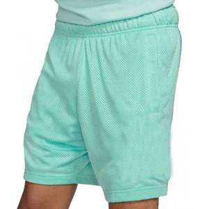 Short court en maille de polyester avec cordon de serrage imprimé par sublimation Short en maille de polyester avec logo personnalisé Short pour homme à séchage rapide pour l'entraînement au basket - Product Image 6
