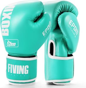 Guantes de Boxeo Transpirables con Palma de Malla y Cierre de Velcro para Entrenamiento de Artes Marciales y Kickboxing - Product Image 1