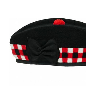 Casquettes Glengarry de style héritage montrant la fierté nationale rubans fluides de construction en laine fine adaptés à tout événement Casquettes à vendre - Product Image 5