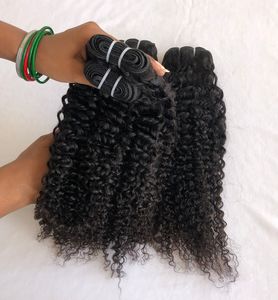 วิกต่อผมบริสุทธิ์เรมี่สำหรับต่อผมดิบแบบ100% อินเดียผมหยิกม้วนแบบเดี่ยวผ้าคู่ขนาดโดยตรง - Product Image 4