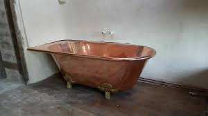 Bañera de baño de cobre puro de diseño de lujo de Venta caliente para decoración de baño disponible para la venta de India - Product Image 5