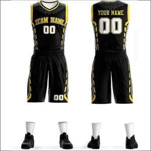 เสื้อบาสเก็ตบอลผ้าเจอร์ซีย์พิมพ์ลายซับลิเมตใส่ได้รวดเร็วแห้งเร็วขนาดพลัสไซส์ดั้งเดิมกำหนดได้เอง - Product Image 4