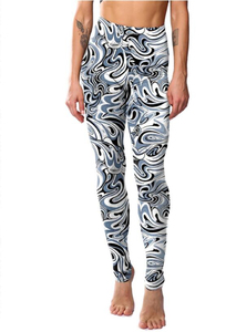 La mejor calidad personalizada nueva tela Chenille bordado Impresión digital logo mujeres legging sin costuras yoga grunning con bolsillo - Product Image 6