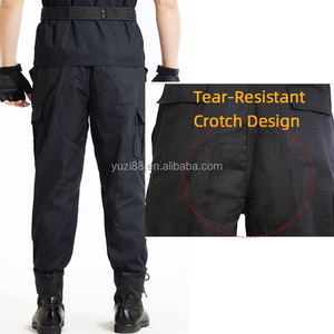 Resistente allo strappo <span class=keywords><strong>da</strong></span> <span class=keywords><strong>uomo</strong></span> di alta qualità Design tattico guardia di sicurezza <span class=keywords><strong>lavoro</strong></span> uniformi pantaloni neri fornitore - Product Image 2