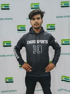 Engro Sportswear Manufacturer's <b>Short</b>-<b>Sleeve</b> Hooded Basketball Shooting Shirt Solid Pattern Winter Hoodies & <b>Sweatshirts</b> - Product Image 3