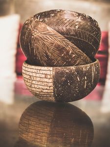 Cuenco de Madera Artesanal Versátil para Frutas o Ensaladas, Estilo Vintage Rústico de Alta Calidad - Product Image 2