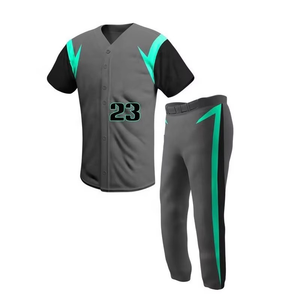 Bas prix 100% polyester tissu broderie personnalisée uniforme de baseball maillot Logo personnalisé uniforme de baseball pour hommes - Product Image 1