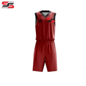 2025 dernière conception personnalisée nom de l'équipe uniformes de basket-ball 100% Polyester haute qualité uniformes de sport pour hommes - Product Image 5