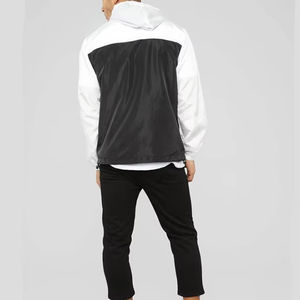 Haute qualité hommes 2 pièces toile hiver coupe-vent ensemble court respirant coupe décontractée avant Logo - Product Image 5