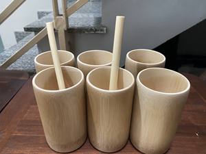 100% bambou auto-usage cadeau biodégradable main tenir écologique pratique tasse en bambou - Product Image 6