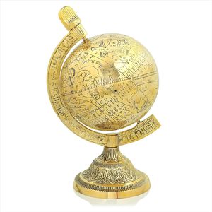 Solid Antique Brushed Brass Armillary Sphere Decorative Hanging Standing <b>Nautical</b> Globe Engraved Vintage Ornament for Home <b>Decor</b> - Product Image 6
