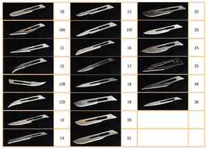 High-Quality Carbon Steel Surgical <b>Scalpel</b> <b>Blades</b> #10-25 | Precision Medical <b>Blades</b> #15 for Surgical Use - Product Image 3