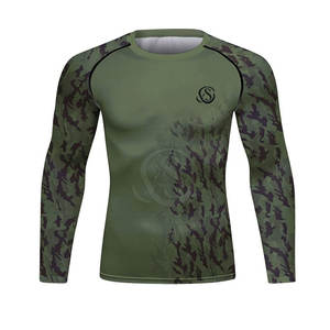 Ropa de Compresión Deportiva Personalizada al por Mayor, de Secado Rápido, Transpirable, de Alta Calidad, Spandex/Poliéster Ecológico para Hombre - Product Image 3