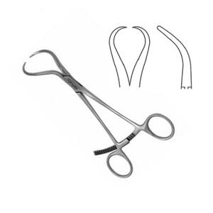 Pince de réduction longue à cliquet pour maintien osseux, instrument chirurgical orthopédique manuel en acier inoxydable - Product Image 1