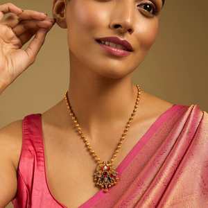 <b>Silver</b> Temple Pendant 172800 Bezel Setting Religious Jewelry with Rhodium Plating Rose Gold Material Platinum Charm for Gift - Product Image 2