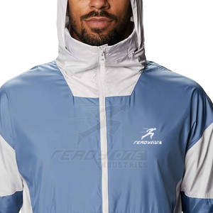 Chaqueta de calentamiento atlética para hombre para entrenamiento de invierno Cremallera completa con bolsillos seguros y sensación suave al tacto - Product Image 4