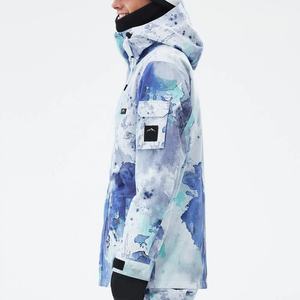 Venta al por mayor de encargo de los hombres de camuflaje chaqueta de esquí pantalones aislados impermeable Monteec Snowboard Softshell chaqueta a prueba de viento - Product Image 3