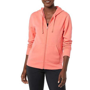 Sweat-shirts à capuche pour femmes en gros, fermeture éclair, décontractés, 100% polaire, respirants, surdimensionnés, service OEM du Pakistan - Product Image 1