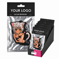 Pendentif de voiture JDM Anime imprimé sur mesure, désodorisant longue durée avec boîte de présentation pour la distribution en magasin
