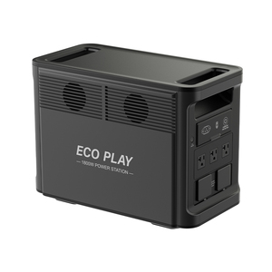 Ecoplay 1536Wh สถานีพลังงานแบบพกพา1800W LiFePO4แผงโซลาร์เซลล์ MPPT PURE sine WAVE อินเวอร์เตอร์บ้านสำรองกลางแจ้งรถตั้งแคมป์ - Product Image 2