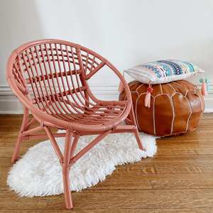 เวียดนามเก้าอี้ซัพพลายเออร์เก้าอี้หวายสีชมพูเก้าอี้สำหรับเด็กเด็กทารกสีที่กำหนดเองได้รับการยอมรับ - Product Image 3