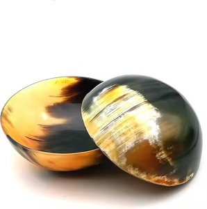 Cuencos de cuerno pulidos hechos a mano, vajilla náutica inspirada en la naturaleza de Búfalo, hogar, restaurante, decoración única para el hogar, proveedor de ágata - Product Image 3