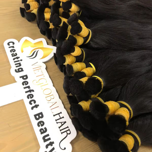 ผมมนุษย์ดิบ 100% ธรรมชาติตรงจํานวนมากผู้บริจาคเดี่ยวเวียดนามต่อผมหนังกําพร้าดึงคู่ชิดผม - Product Image 1